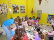 Malování na dřevěné magnetky